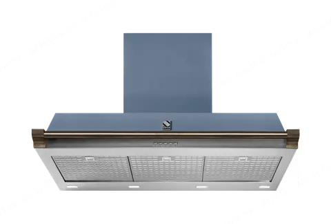 Steel קולט אדים 100 ס"מ סדרת Ascot תוצרת Steel דגם AKL100 גימור תכלת